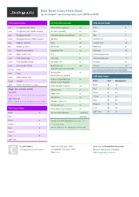 Bash Script Colors Cheat Sheet by Chrissoper1 Via Cheatography.Com/24894/Cs/8483