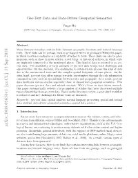 Geo-Text Data and Data-Driven Geospatial Semantics