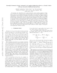 Interplay Between Charge, Magnetic and Superconducting Order in a Kondo Lattice with an Attractive Hubbard Interaction