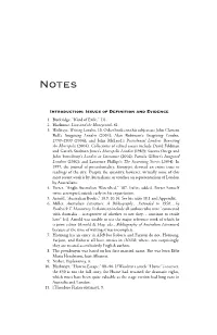 Introduction: Issues of Definition and Evidence