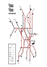 Map of Optrans Express and Highspeed Services