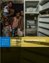 Venezuela's Humanitarian Crisis