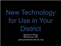 Andrew Phay Whatcom CD Aphay@Whatcomcd.Org