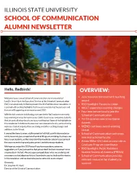 Illinois State University School of Communication Alumni Newsletter