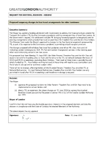 REQUEST for MAYORAL DECISION – MD2642 Proposed Temporary