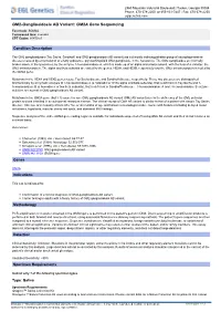 EGL Test Description