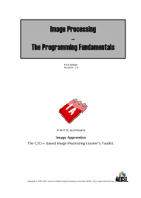 Image Processing – the Programming Fundamentals