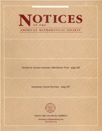 Mathematical Sciences Meetings and Conferences Section
