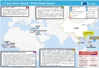 World - ECHO Flash Events