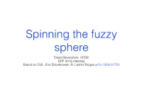 David Berenstein, UCSB DPF 2015 Meeting Based on D.B., Eric Dziankowski, R