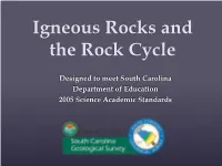 Igneous Rocks and the Rock Cycle