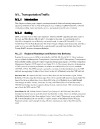 IV.L. Transportation/Traffic