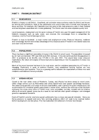 Part 1 Franklin District