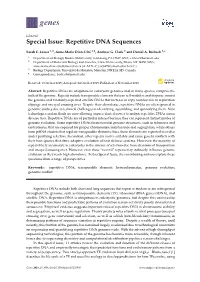 Special Issue: Repetitive DNA Sequences