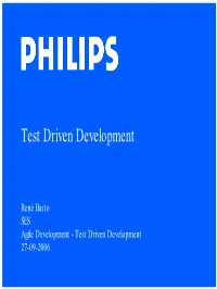Test Driven Development