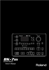 BK-7M Using Your Digital Piano, MIDI MIDI out MIDI in Accordion, Etc., You Need to Connect It As Follows: 1
