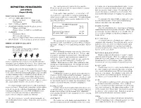 Reporting Procedures
