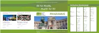 Programme Book Is Printed on FSC Mix Paper