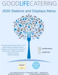Stations and Displays Menu