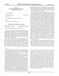 Federal Communications Commission Record 11 FCC Red No.7