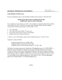 For Immediate Release