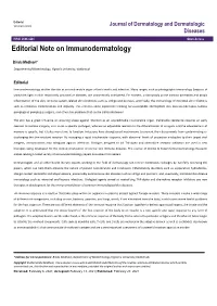 Immunodermatology