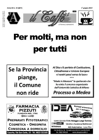 Caffè 21 Del 1° Giugno 2017.Pub