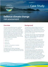 Defence Climate Change Risk Assessment