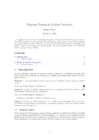 Diagram Chasing in Abelian Categories