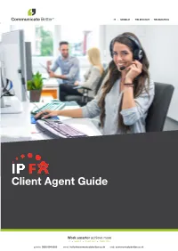 IPFX Client Agent Guide