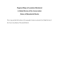 Regional Maps of Locations Mentioned in Global Review of The