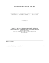 Bachelor of Science in Art History and Theory Thesis Reframing Tradition