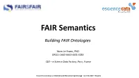 FAIR Semantics