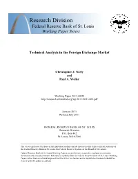 Technical Analysis in the Foreign Exchange Market