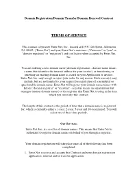 Terms of Service