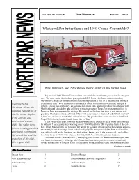 What Could Be Better Than a Red 1949 Cosmo Convertible?