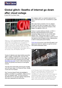 Global Glitch: Swaths of Internet Go Down After Cloud Outage 8 June 2021, by Kelvin Chan