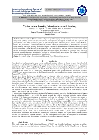 Victim Injury Severity Estimation in Armed Robbery 1George D.K
