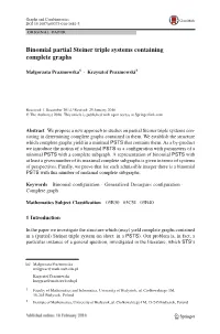 Binomial Partial Steiner Triple Systems Containing Complete Graphs