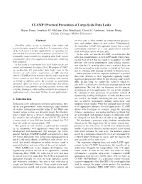CLAMP: Practical Prevention of Large-Scale Data Leaks Bryan Parno, Jonathan M
