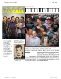 Looking Back- Last Call