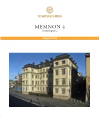 MEMNON 4 Munkbrogatan 2
