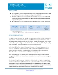 PAHO Situation Report No 1- Hurricane Earl.Pdf