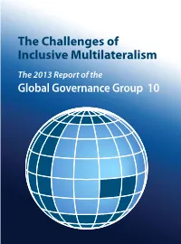 The Challenges of Inclusive Multilateralism with Dignity in a Context of Climate Change and Scarcity