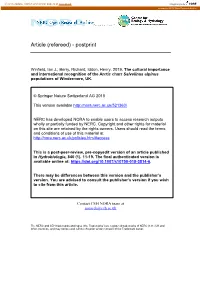 Article (Refereed) - Postprint