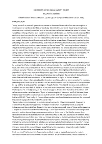 Do Modern Winds Equal Ancient Winds? William M