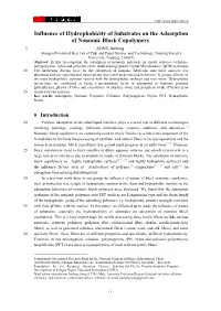 中国科技论文在线 Influence of Hydrophobicity of Substrates on The