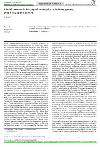 A Brief Taxonomic History of Neotropical Mistletoe Genera, with a Key to the Genera