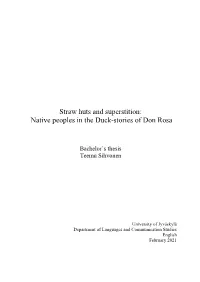 Native Peoples in the Duck-Stories of Don Rosa