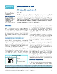 Photodermatoses in India Photoprotection C
